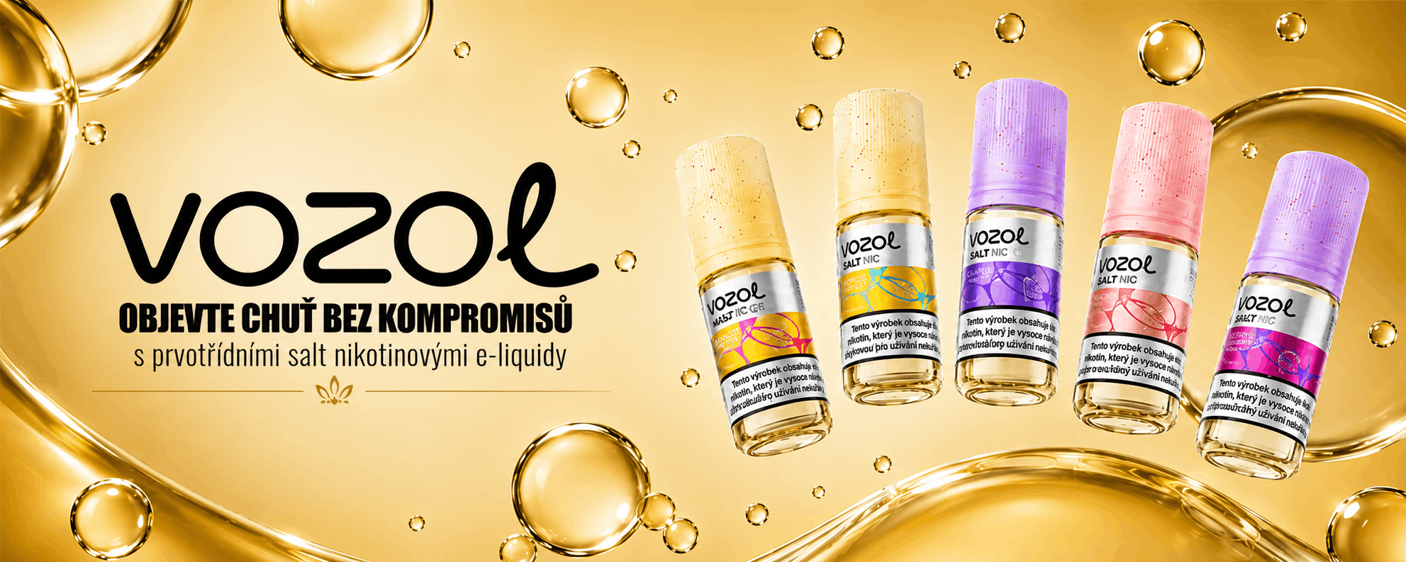 Vozol e-liquidy banner